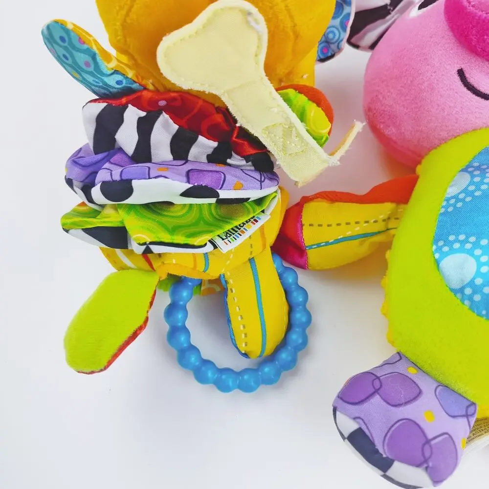 Lamaze Clip & Go Pig Dog Bright Baby Stroller Toys
